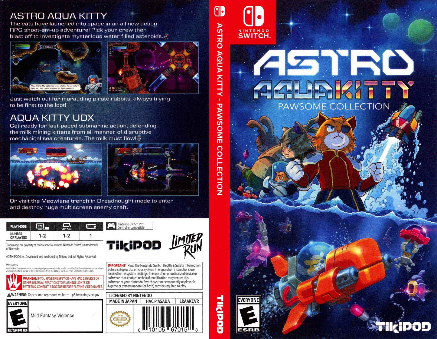 Astro Aqua Kitty Pawsome Collection Cover Art - WOI Solutions