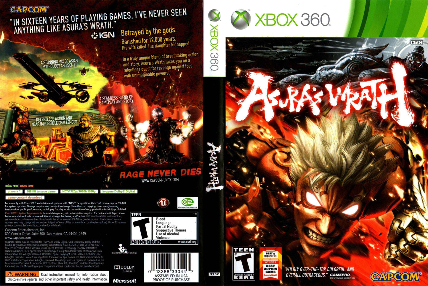 Asura's Wrath Cover Art - WOI Solutions