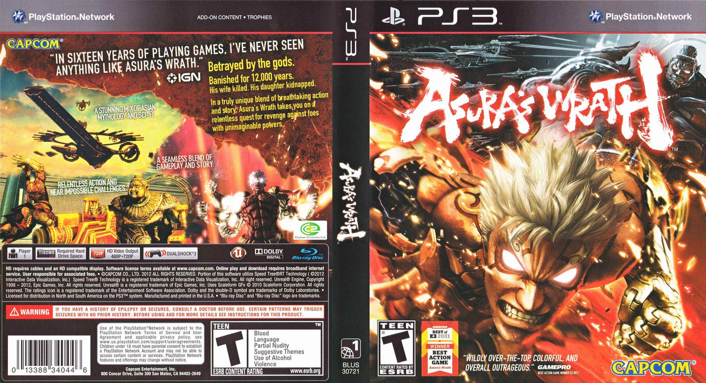 Asura's Wrath Cover Art - WOI Solutions