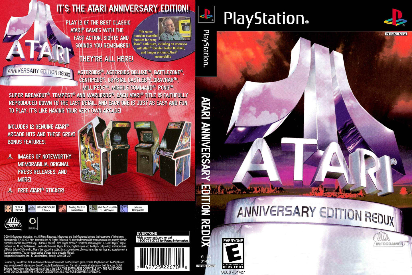 Atari Anniversary Edition Redux Cover Art - WOI Solutions