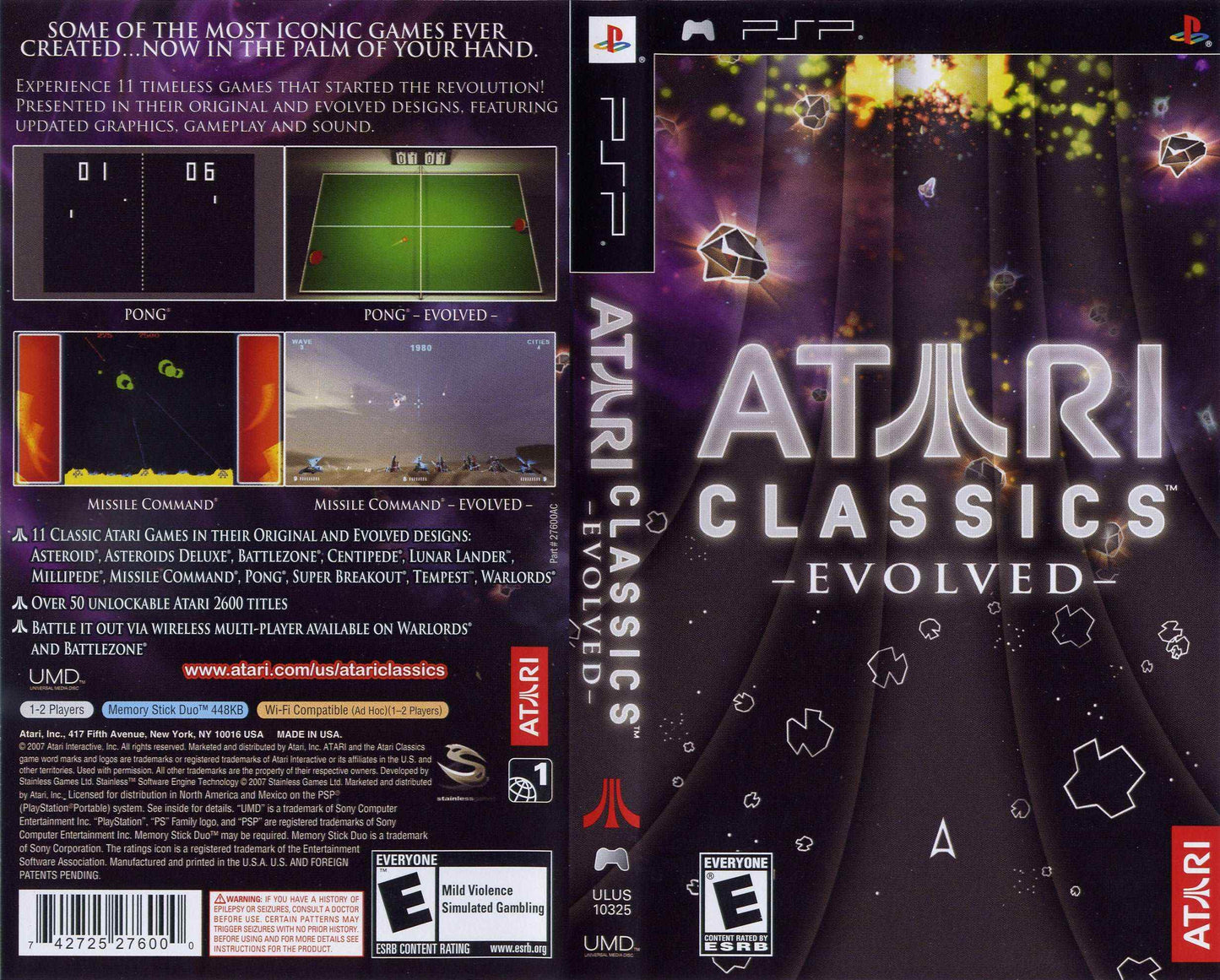 Atari Classics Evolved Cover Art - WOI Solutions