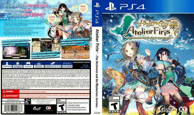Atelier Firis The Alchemist and the Mysterious Journey Cover Art - WOI Solutions