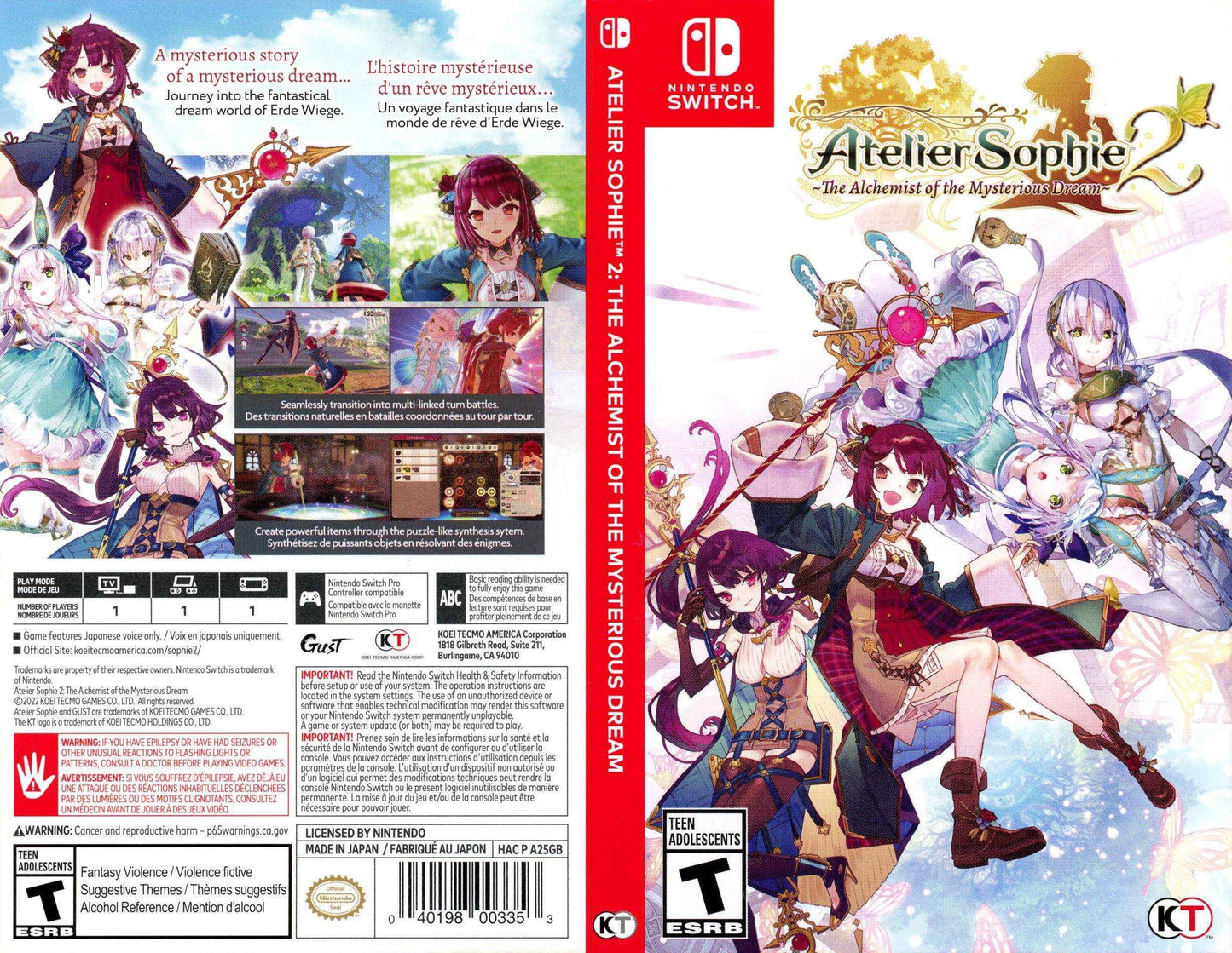 Atelier Sophie 2 The Alchemist of the Mysterious Dream Cover Art - WOI Solutions