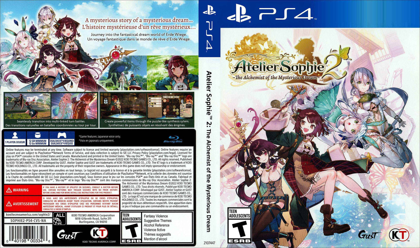 Atelier Sophie 2 The Alchemist of the Mysterious Dreams Cover Art - WOI Solutions