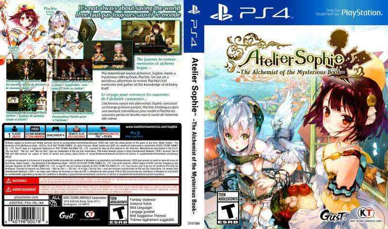 Atelier Sophie The Alchemist of the Mysterious Book Cover Art - WOI Solutions