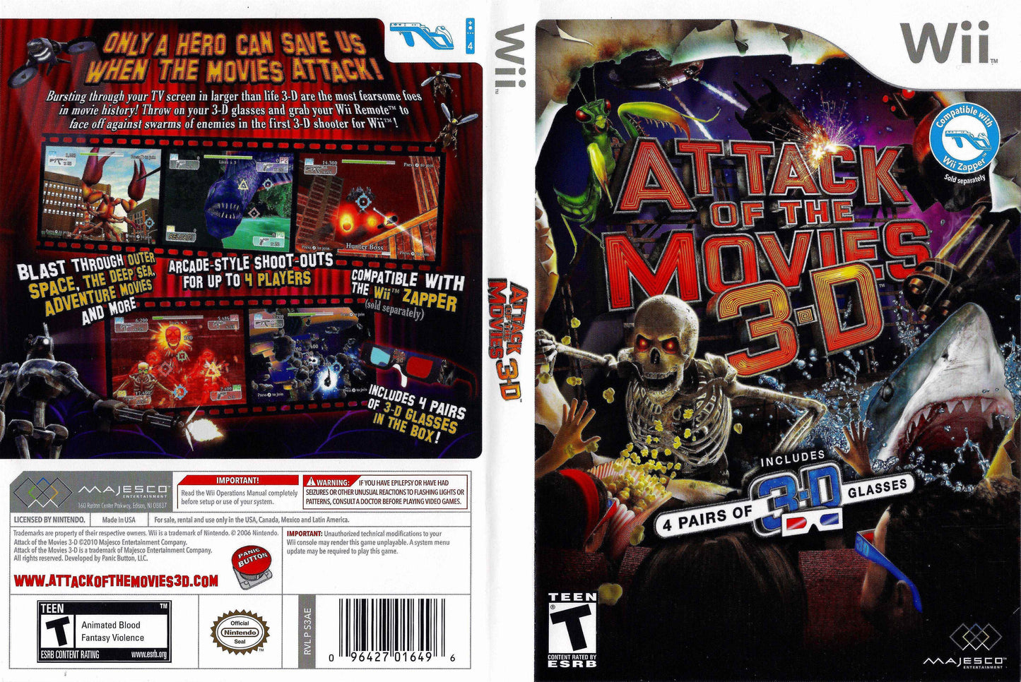 Attack of the Movies 3-D Cover Art - WOI Solutions