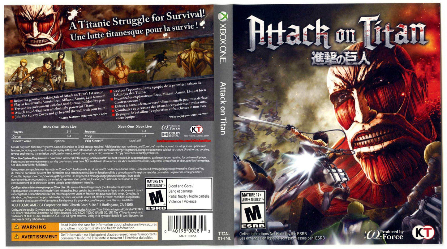 Attack on Titan Cover Art - WOI Solutions