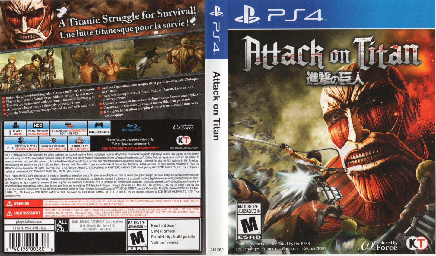 Attack on Titan Cover Art - WOI Solutions