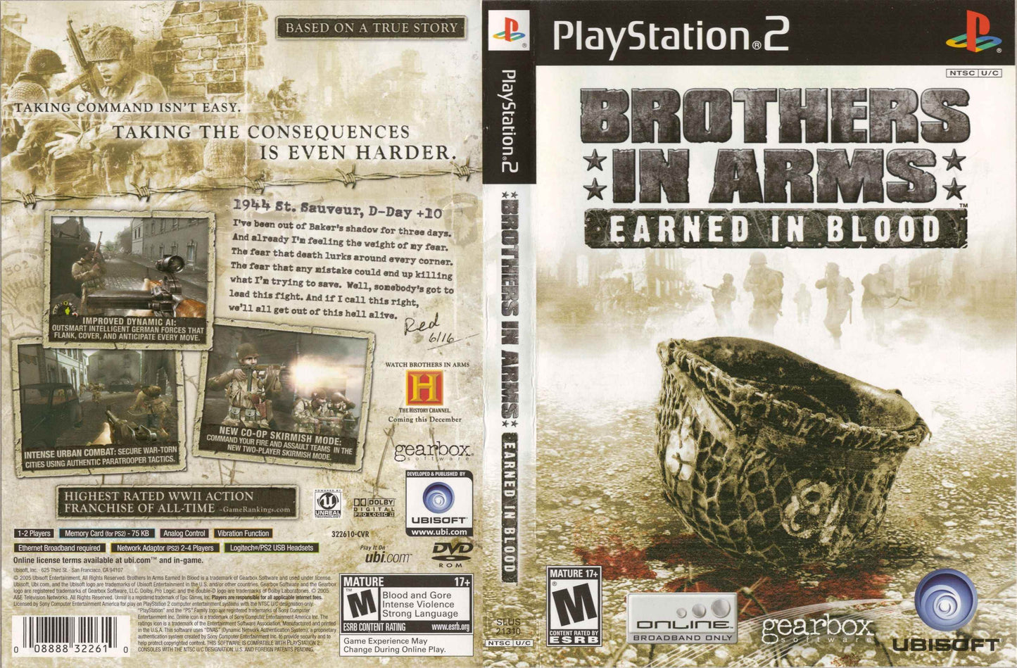 BROTHERS IN ARMS - EARNED IN BLOOD Cover Art - WOI Solutions