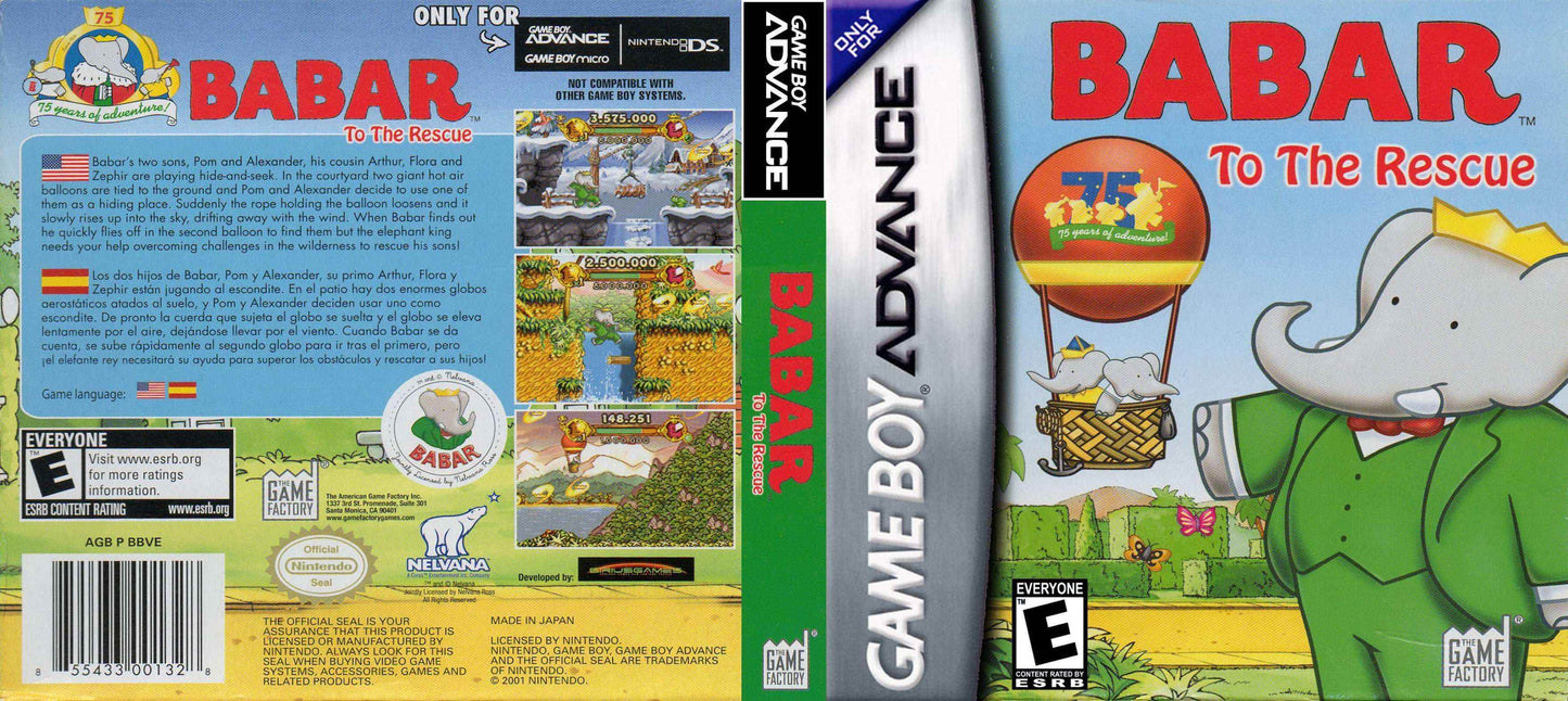 Babar To The Rescue Cover Art - WOI Solutions