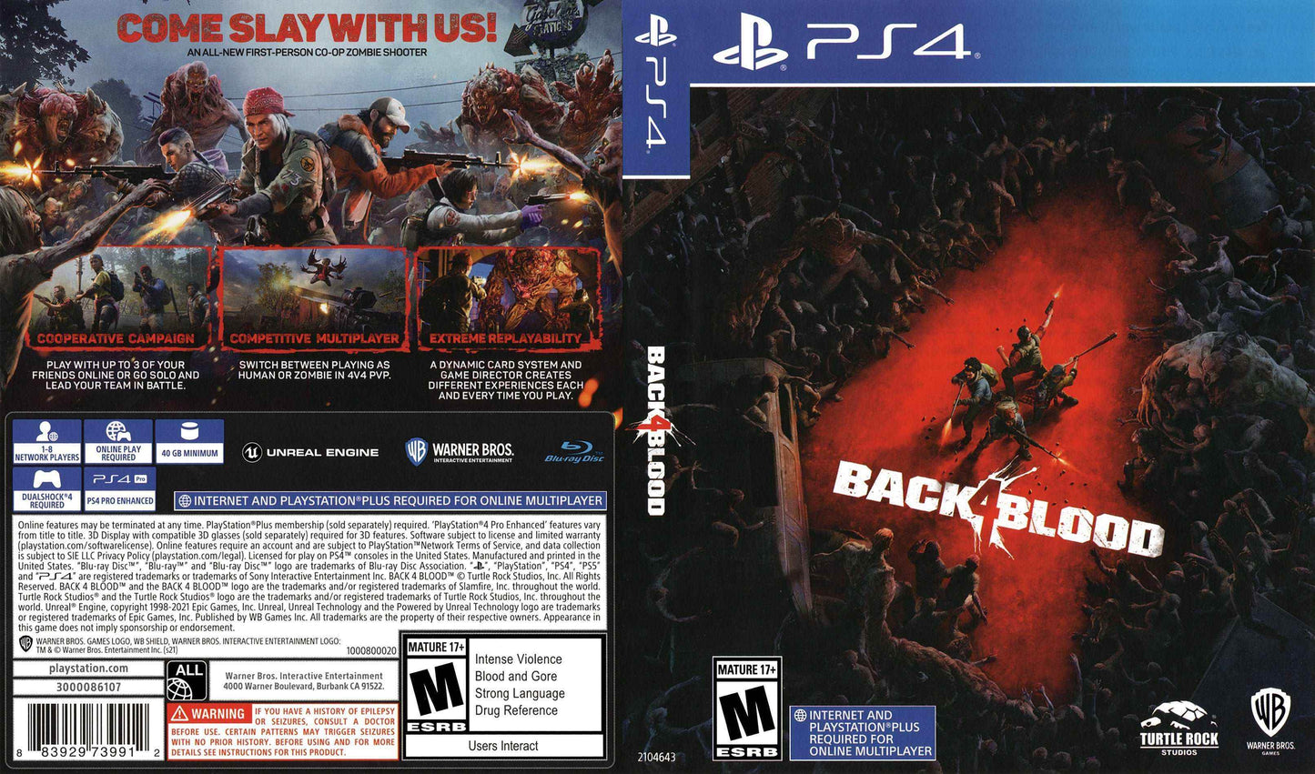 Back 4 Blood Cover Art - WOI Solutions