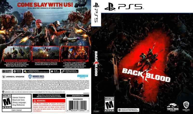 Back 4 Blood Cover Art - WOI Solutions