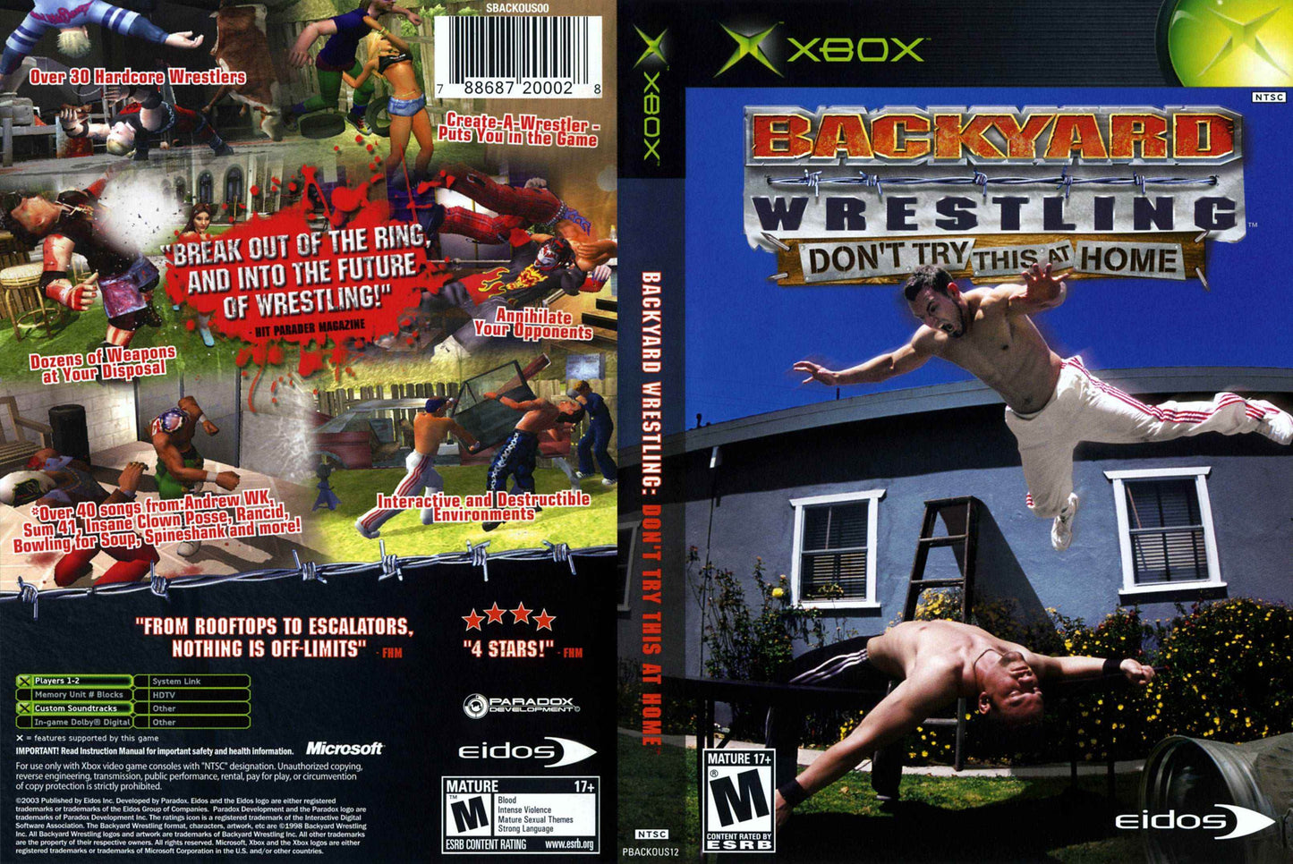 Backyard Wrestling Don't Try This At Home Cover Art - WOI Solutions