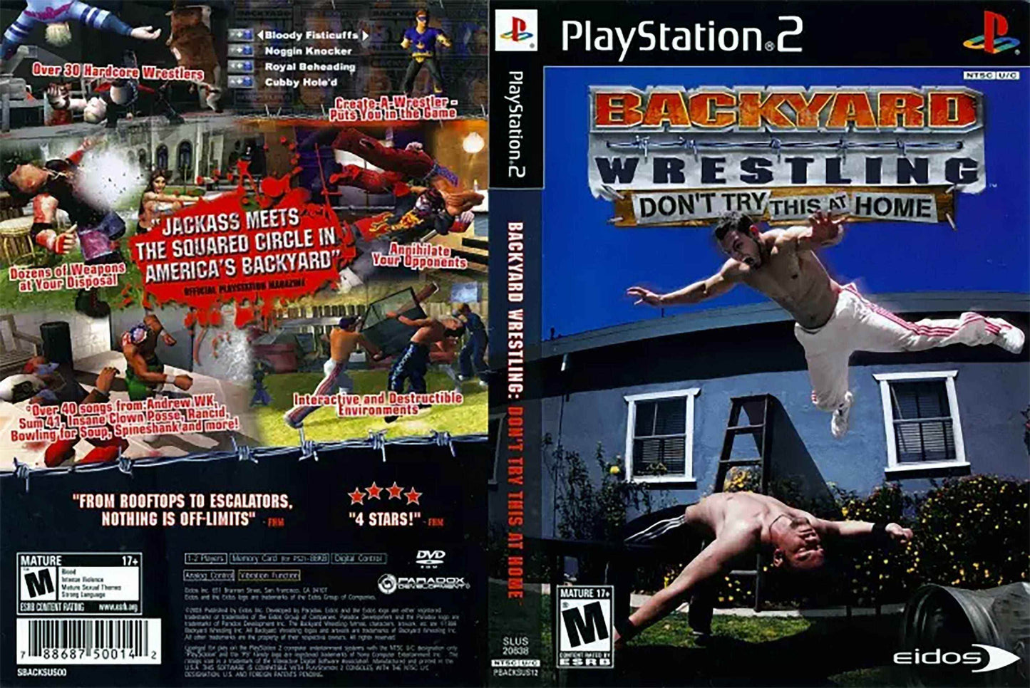 Backyard Wrestling Dont Try This At Home Cover Art - WOI Solutions