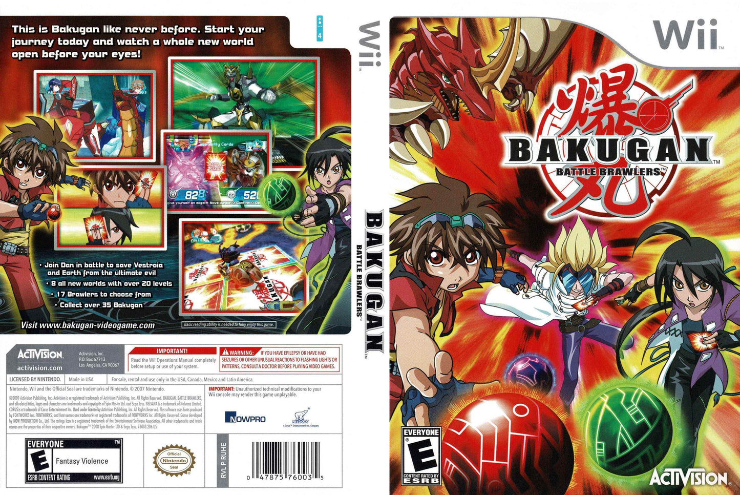 Bakugan Battle Brawlers Cover Art - WOI Solutions