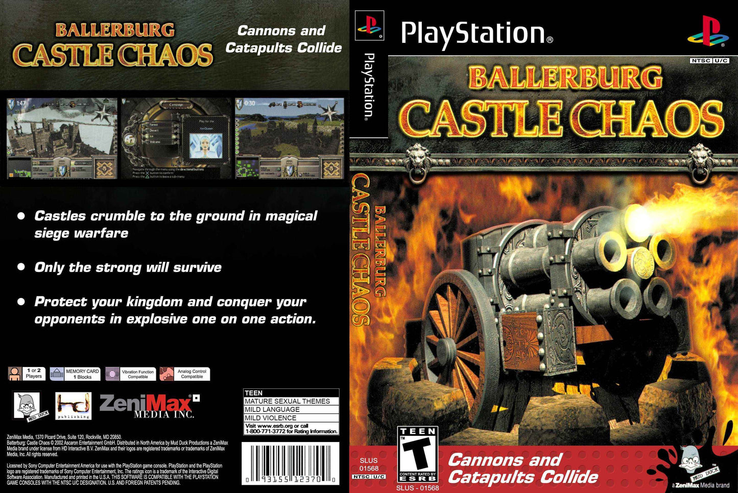 Ballerburg Castle Chaos Cover Art - WOI Solutions