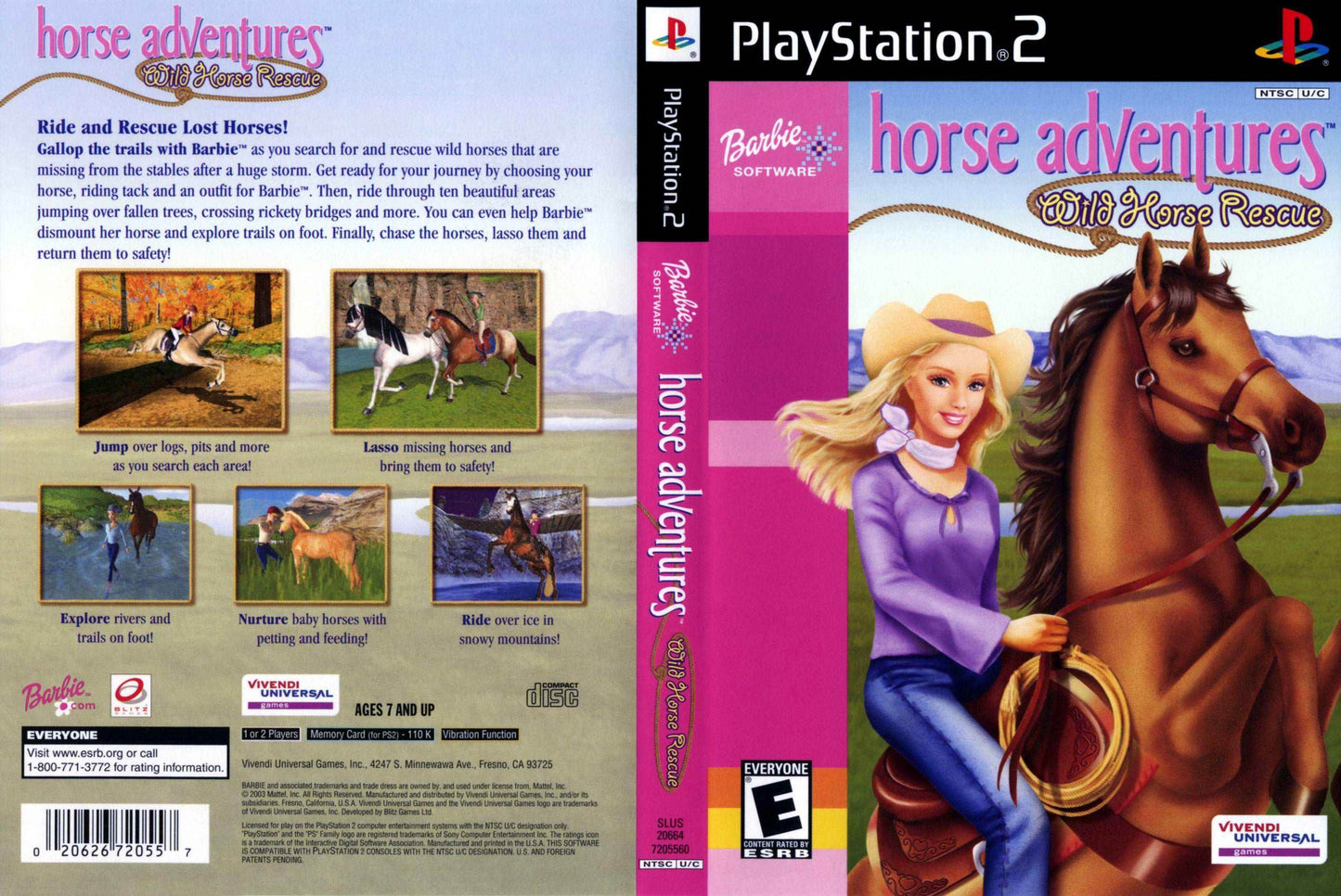 Barbie Horse Adventures Wild Horse Rescue Cover Art - WOI Solutions