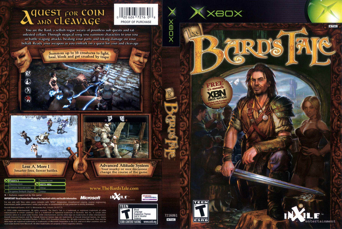 Bard's Tale, The Cover Art - WOI Solutions