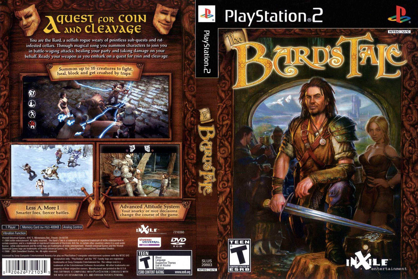 Bard's Tale, The Cover Art - WOI Solutions