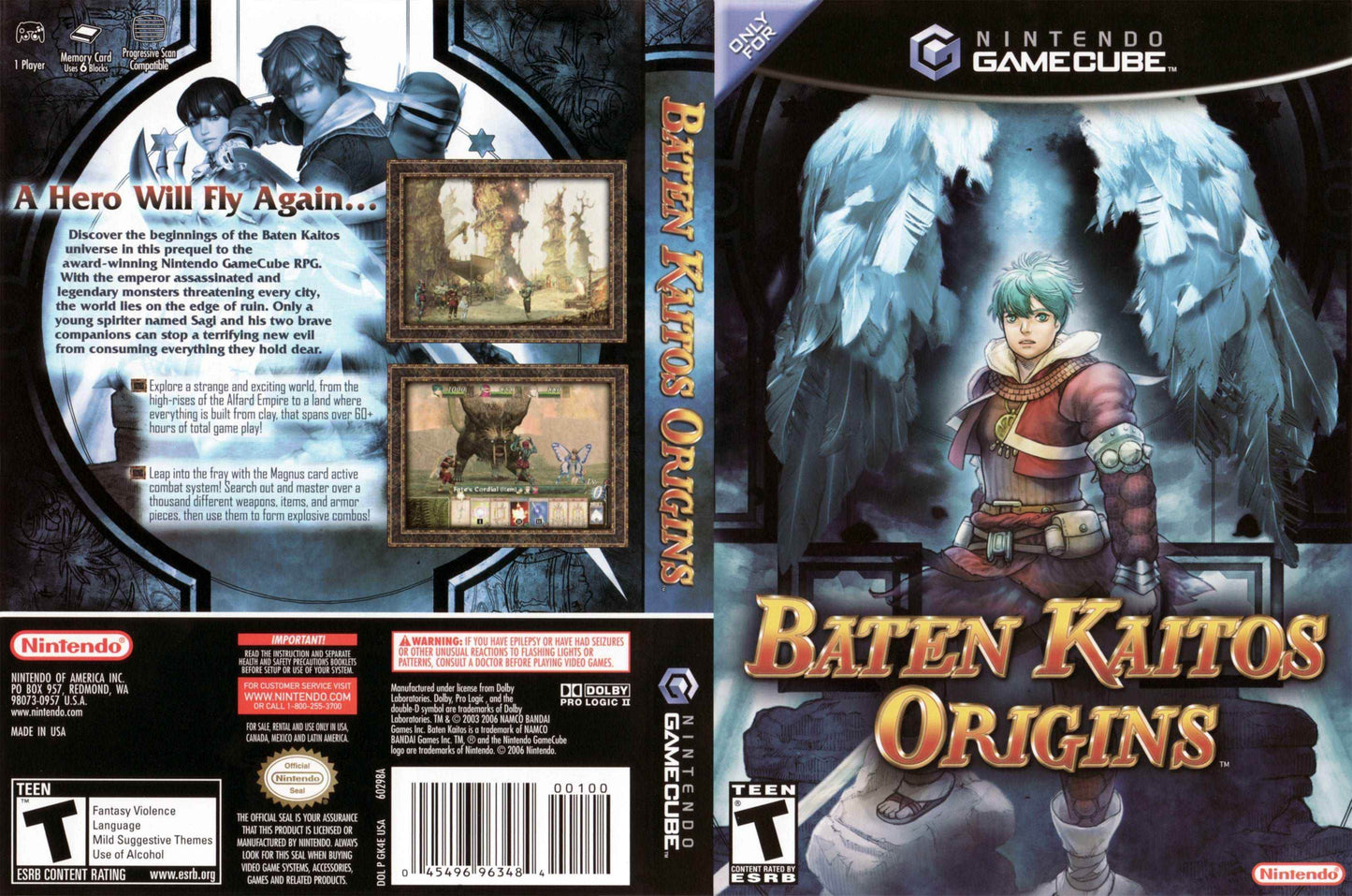 Baten Kaitos Origins Cover Art - WOI Solutions