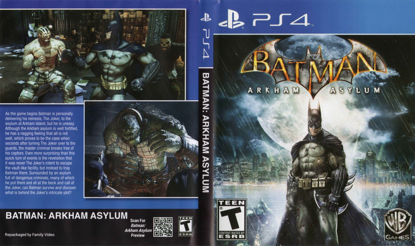 Batman Arkham Asylum Cover Art - WOI Solutions