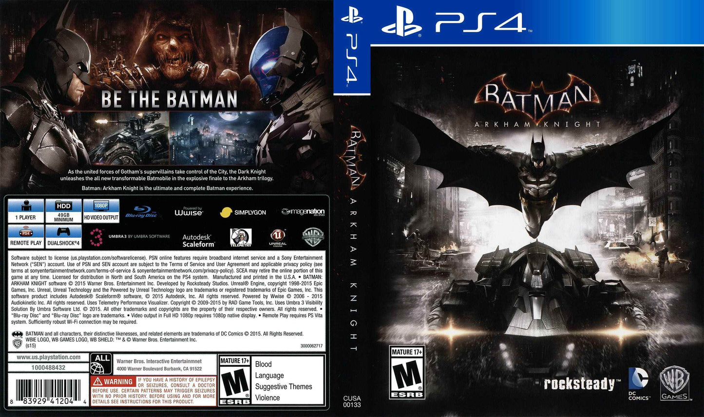 Batman Arkham Knight Cover Art - WOI Solutions