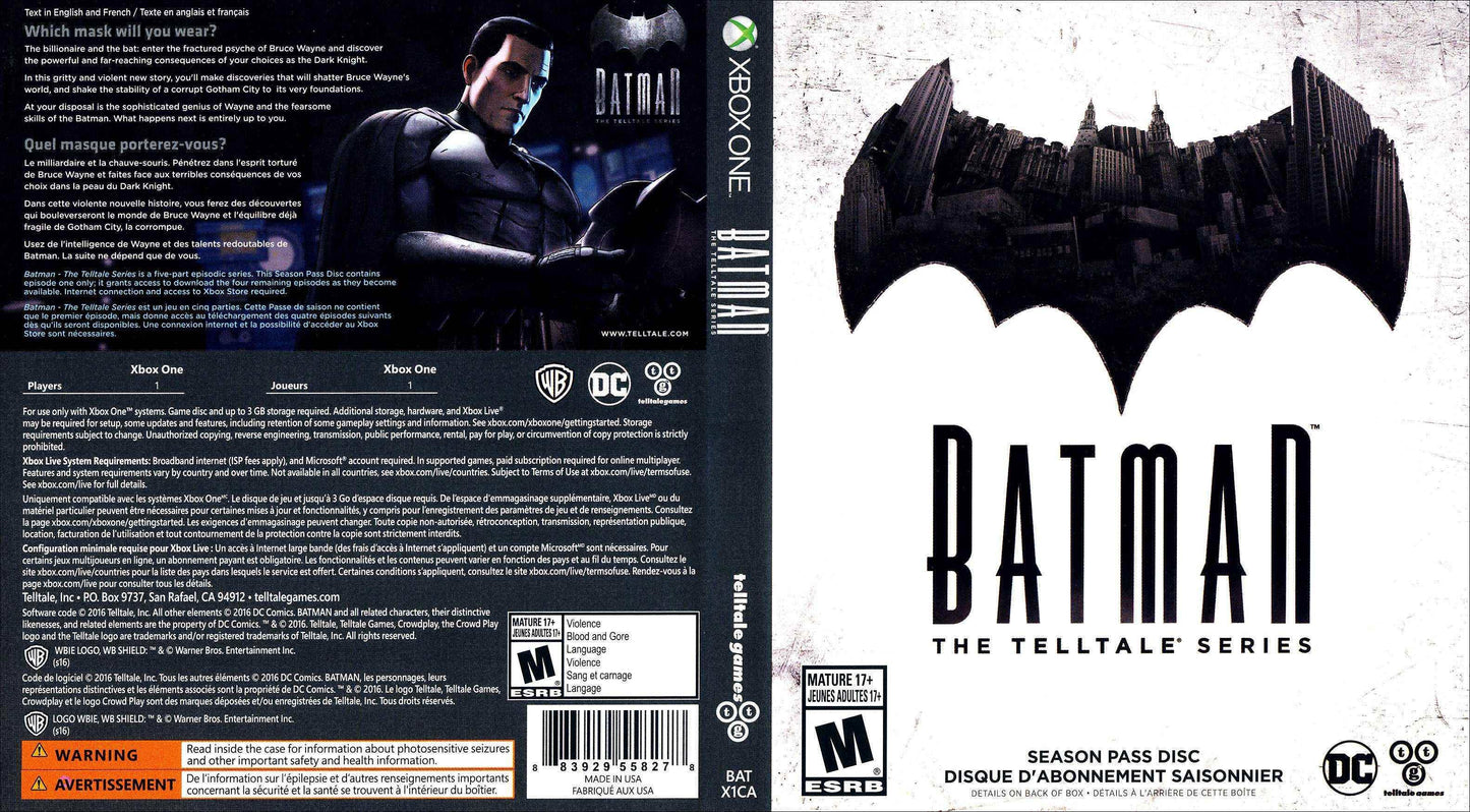 Batman the Telltale Series Cover Art - WOI Solutions