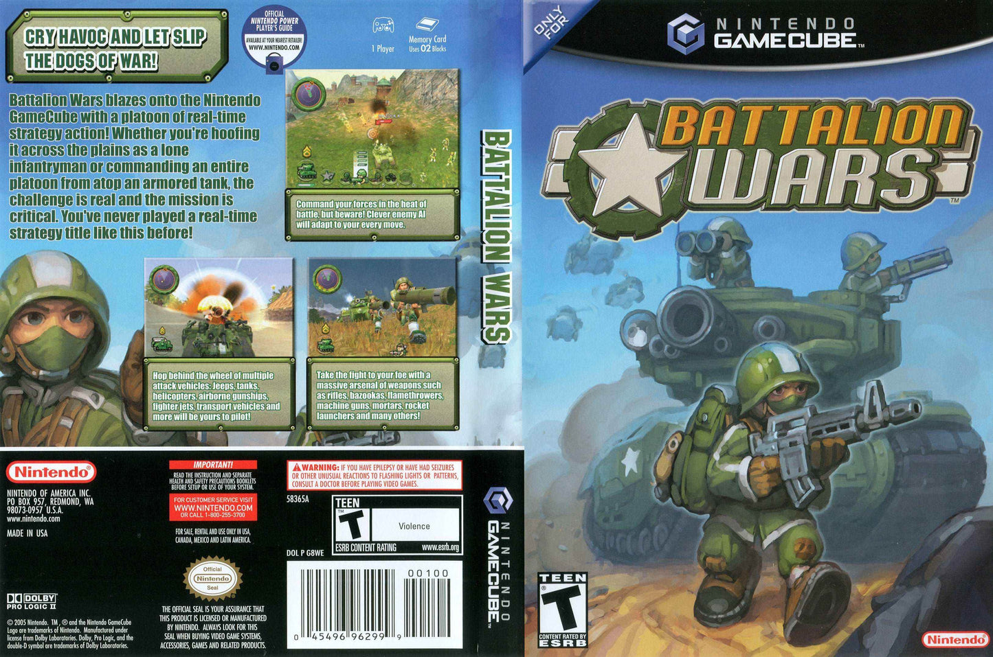 Battalion Wars Cover Art - WOI Solutions
