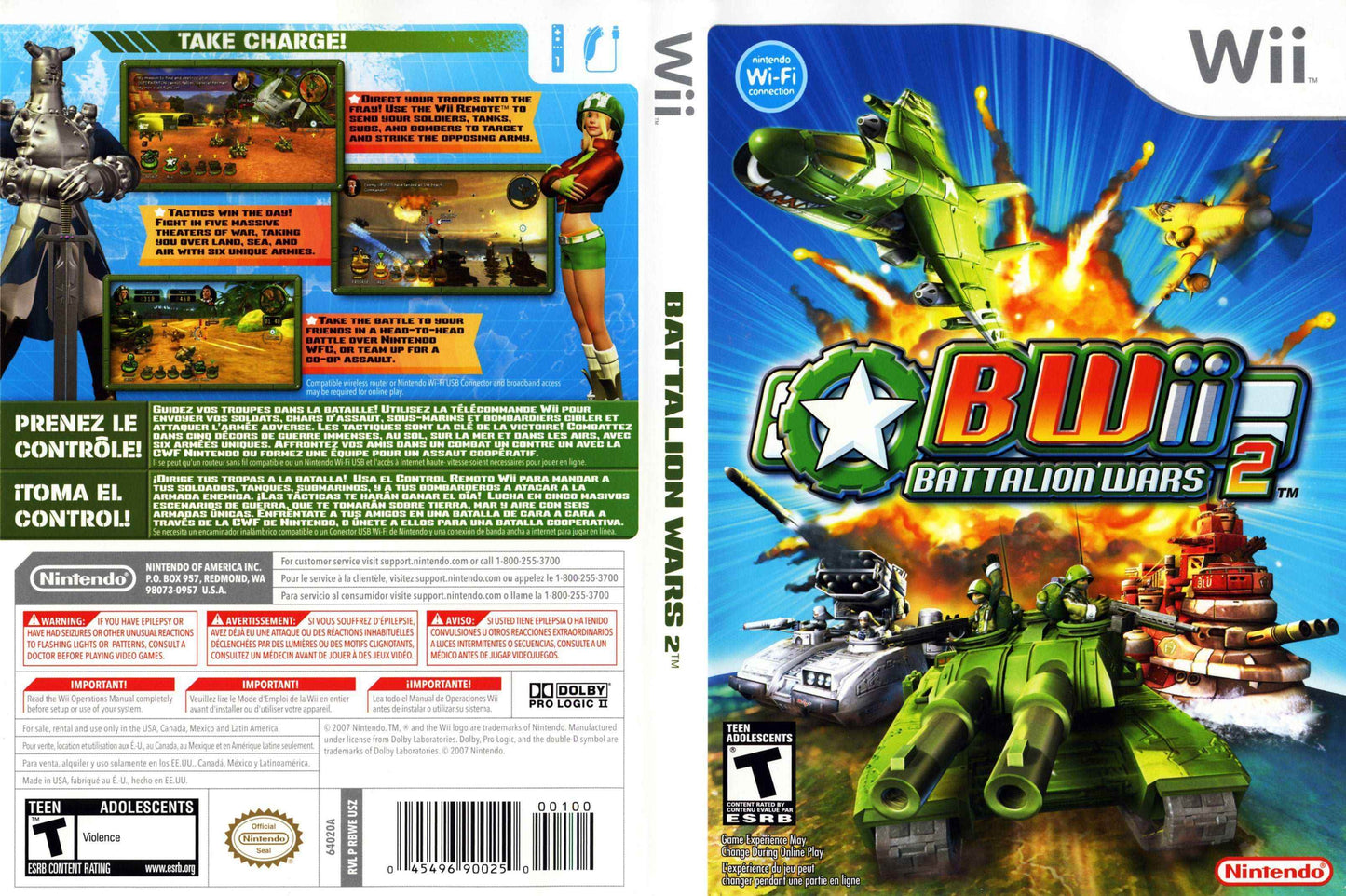 Battalion Wars 2 Cover Art - WOI Solutions