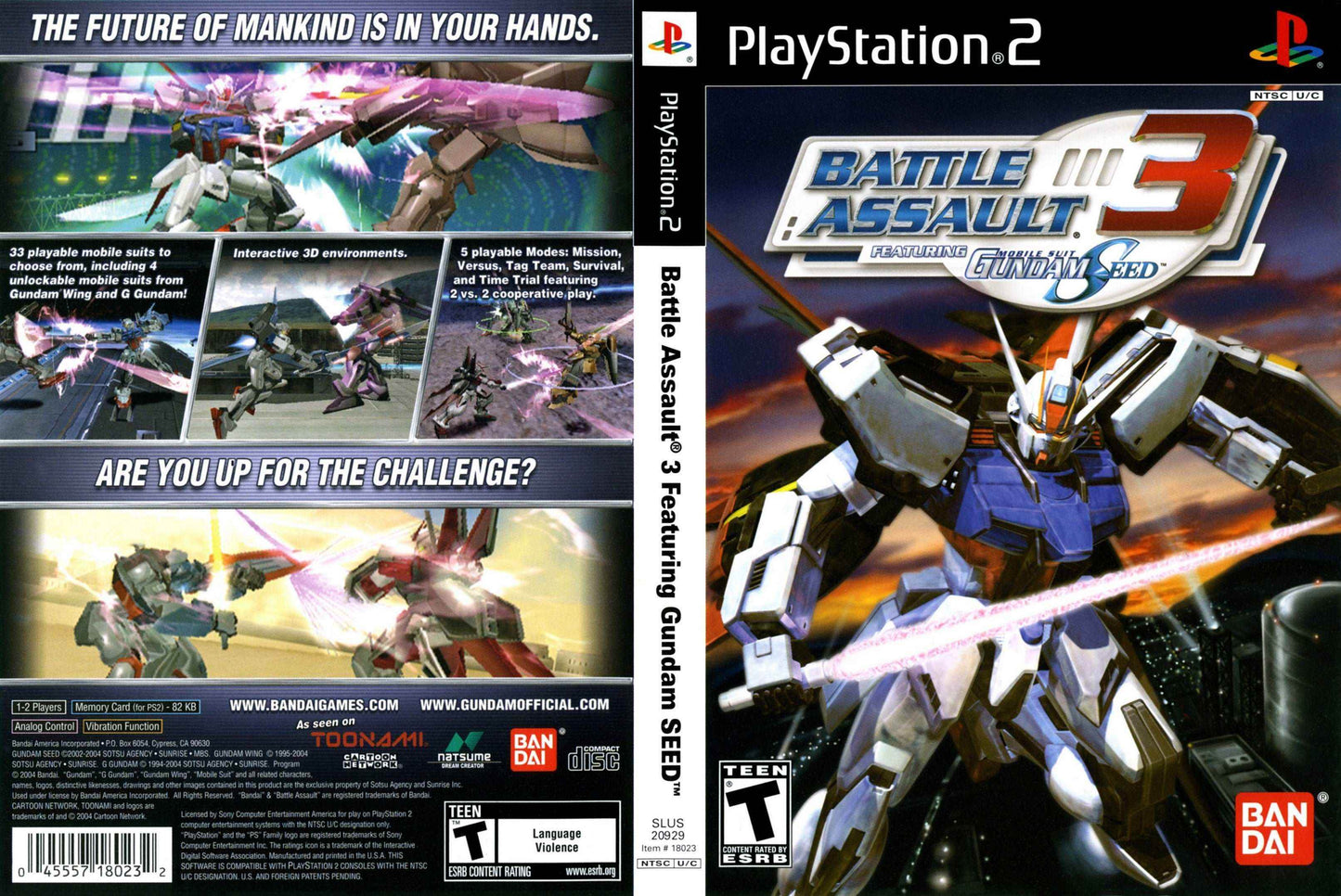 Battle Assault 3 Featuring Gundam SEED Cover Art - WOI Solutions