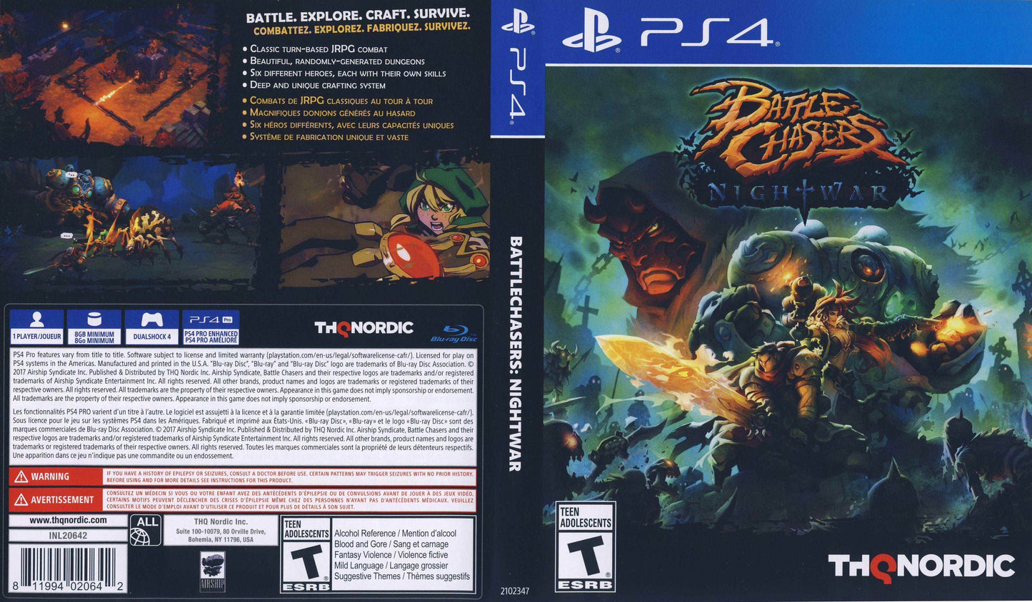 Battle Chasers Nightwar Cover Art - WOI Solutions
