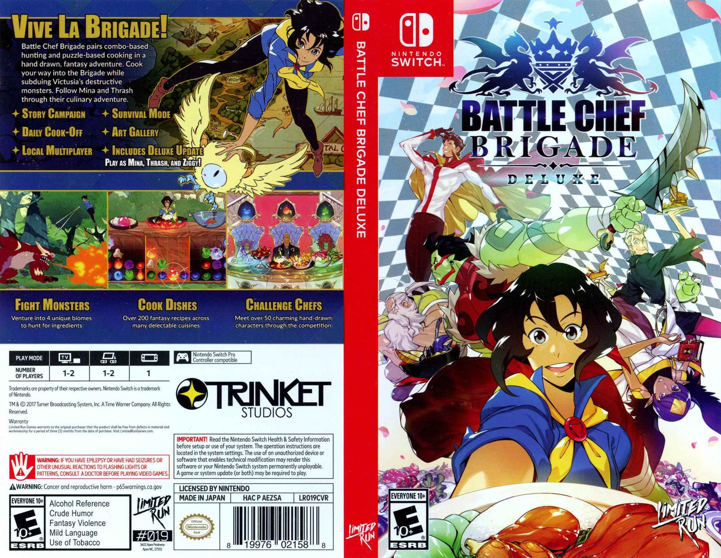 Battle Chef Brigade Deluxe Cover Art - WOI Solutions