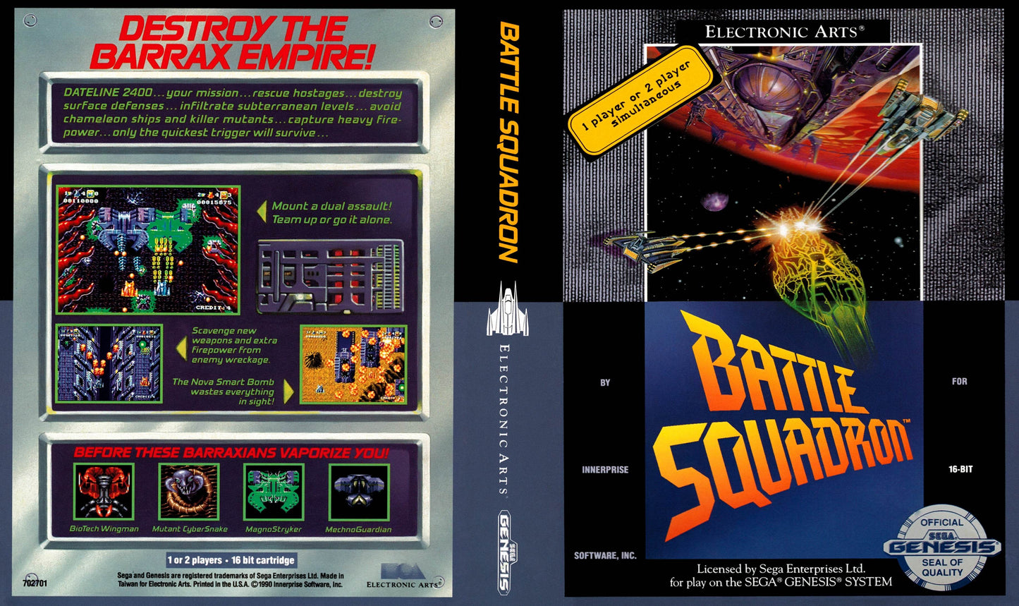 Battle Squadron Cover Art - WOI Solutions