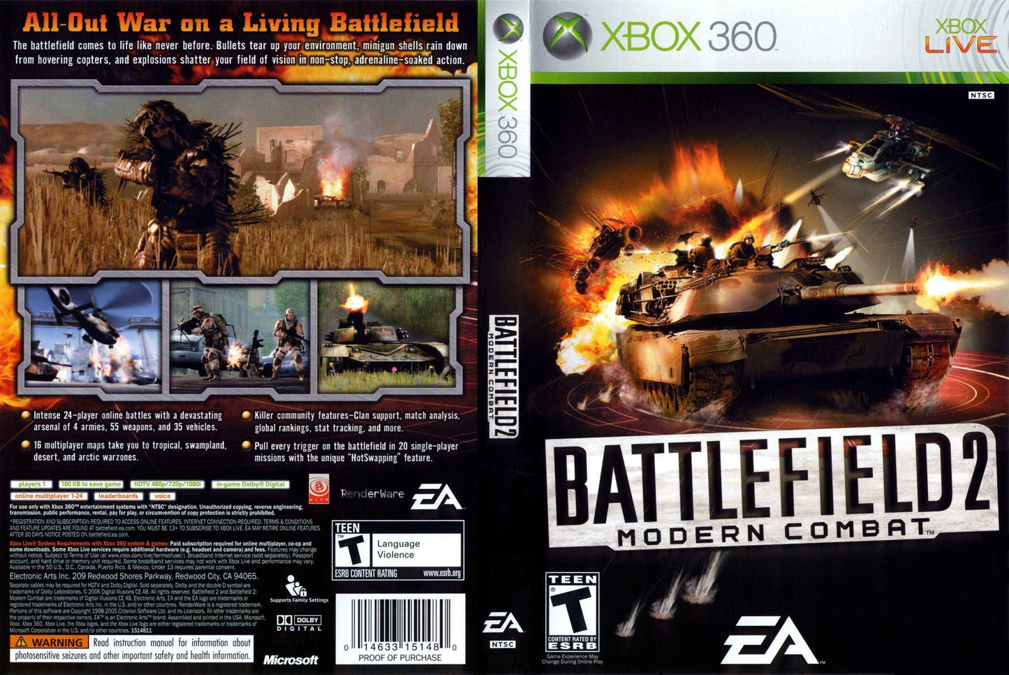 Battlefield 2 Modern Combat Cover Art - WOI Solutions