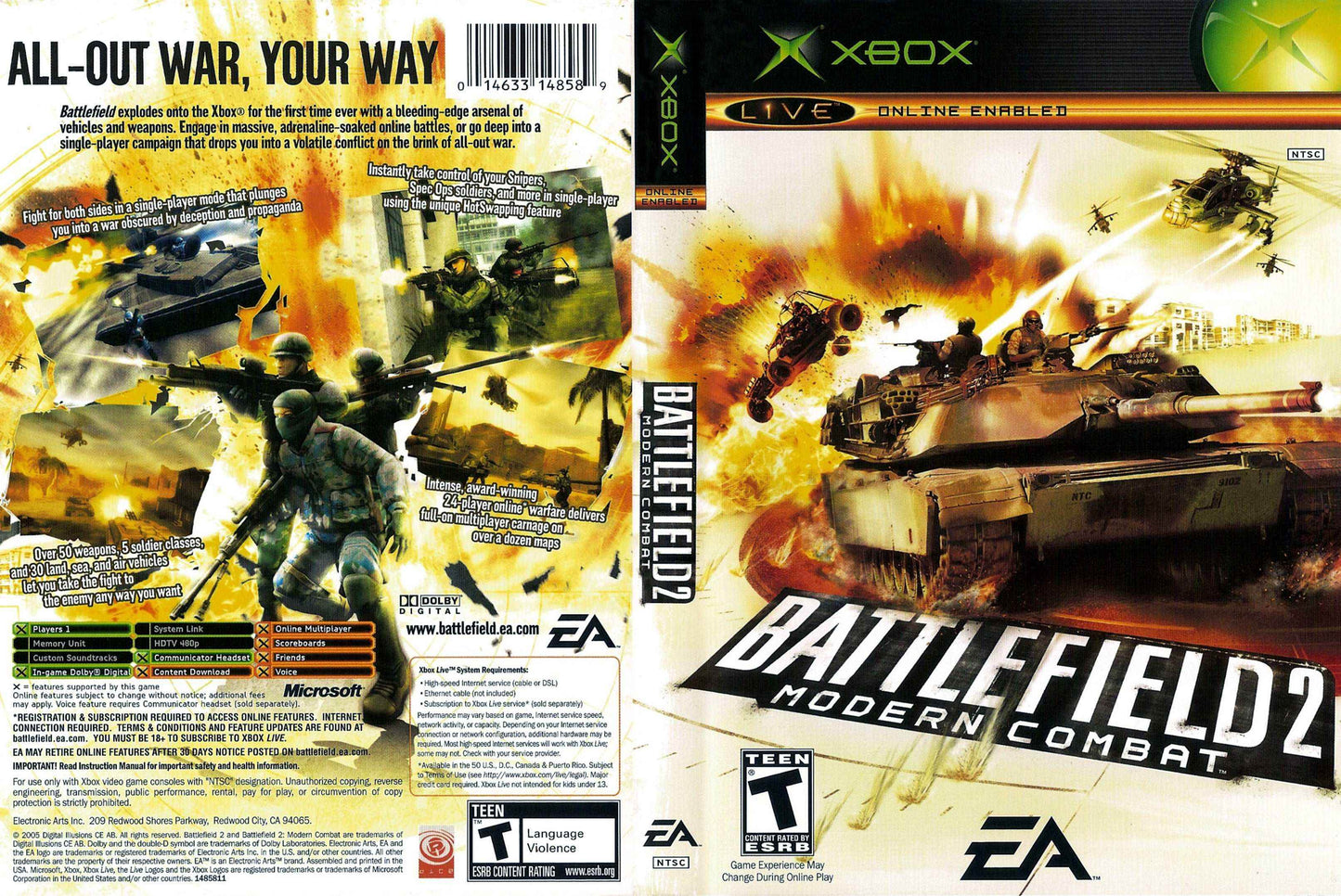 Battlefield 2 Modern Combat Cover Art - WOI Solutions