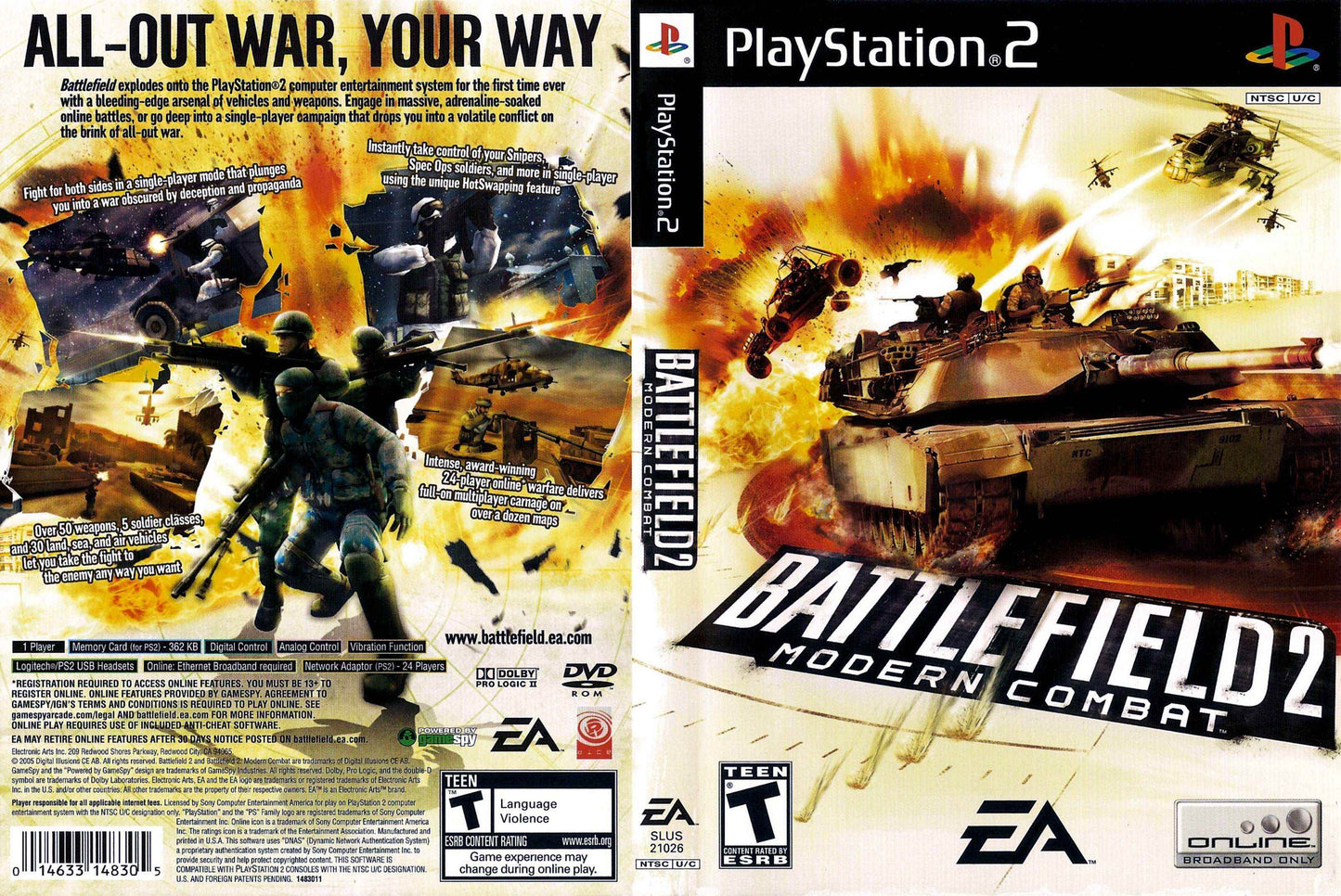 Battlefield 2 Modern Combat Cover Art - WOI Solutions