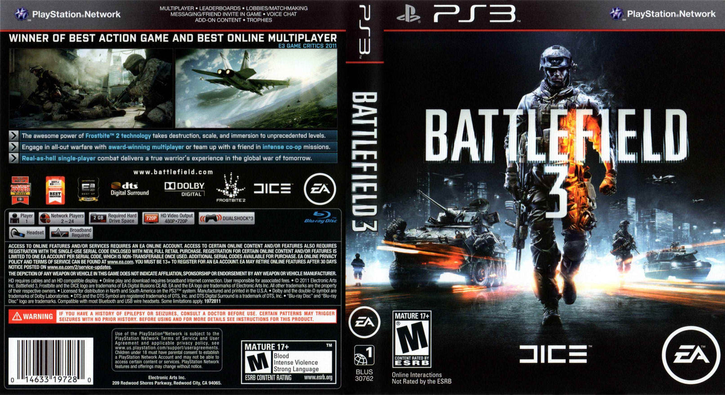 Battlefield 3 Cover Art - WOI Solutions