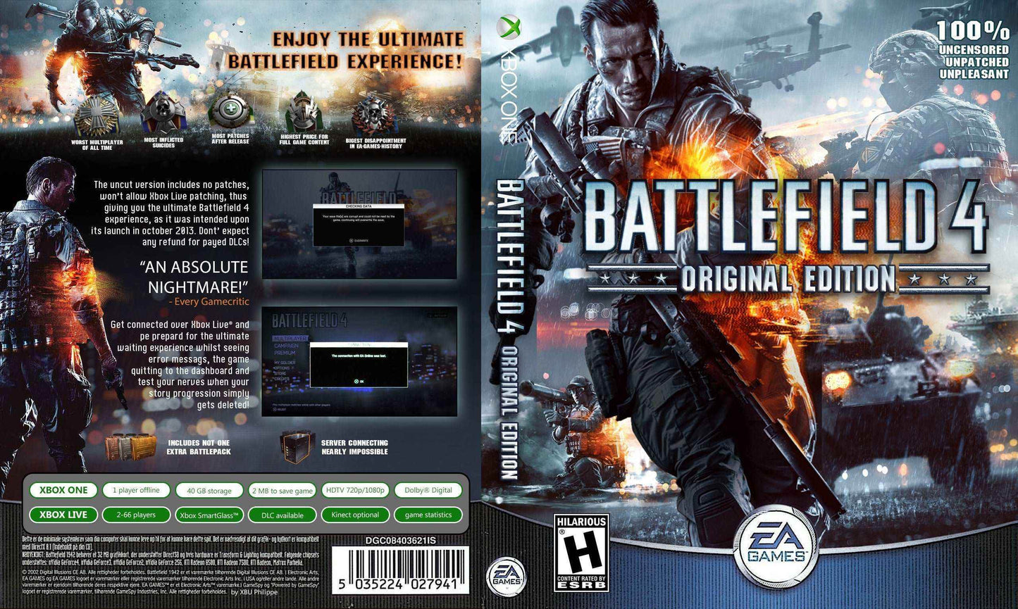 Battlefield 4 - Original Edition Cover Art - WOI Solutions