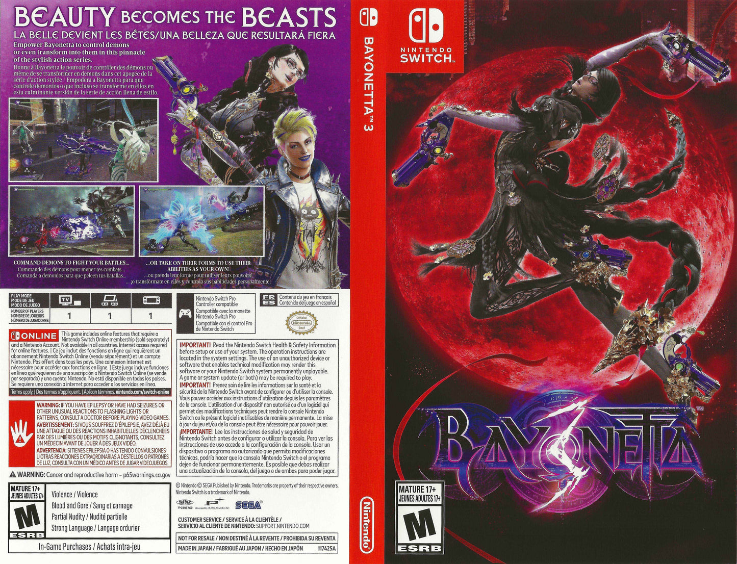 Bayonetta 3 Cover Art - WOI Solutions