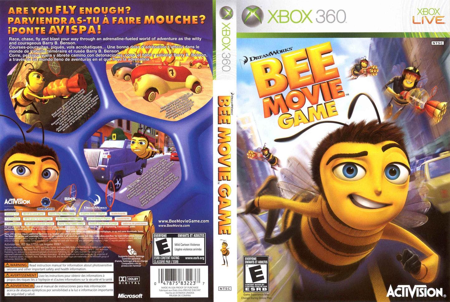 Bee Movie Game Cover Art - WOI Solutions