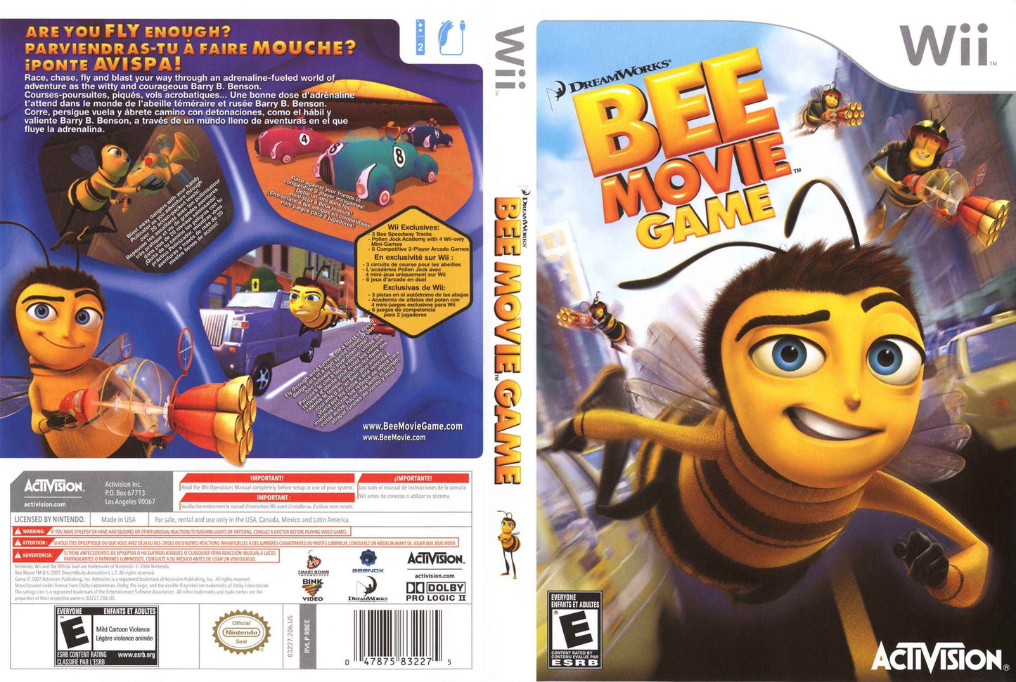 Bee Movie Game Cover Art - WOI Solutions