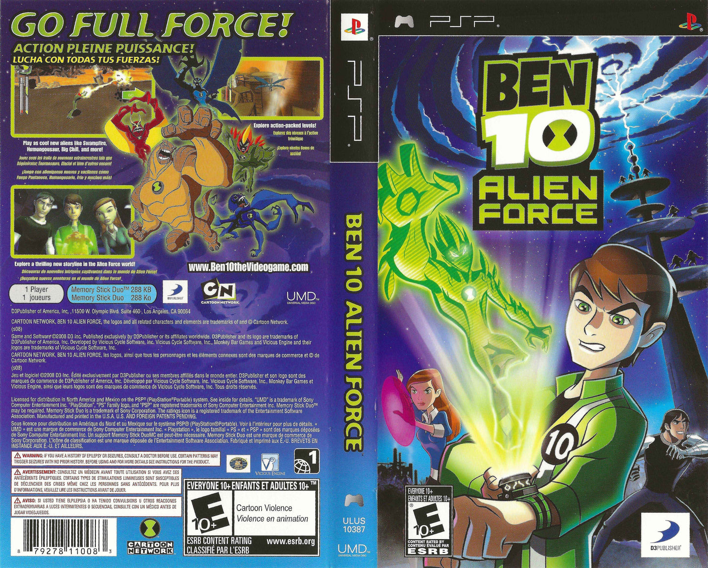 Ben 10 Alien Force Cover Art - WOI Solutions