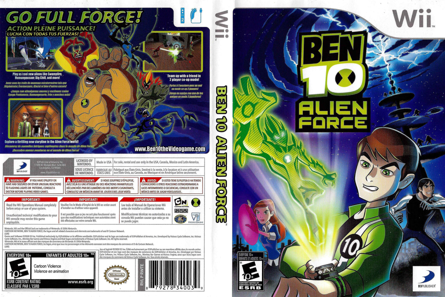 Ben 10 Alien Force Cover Art - WOI Solutions