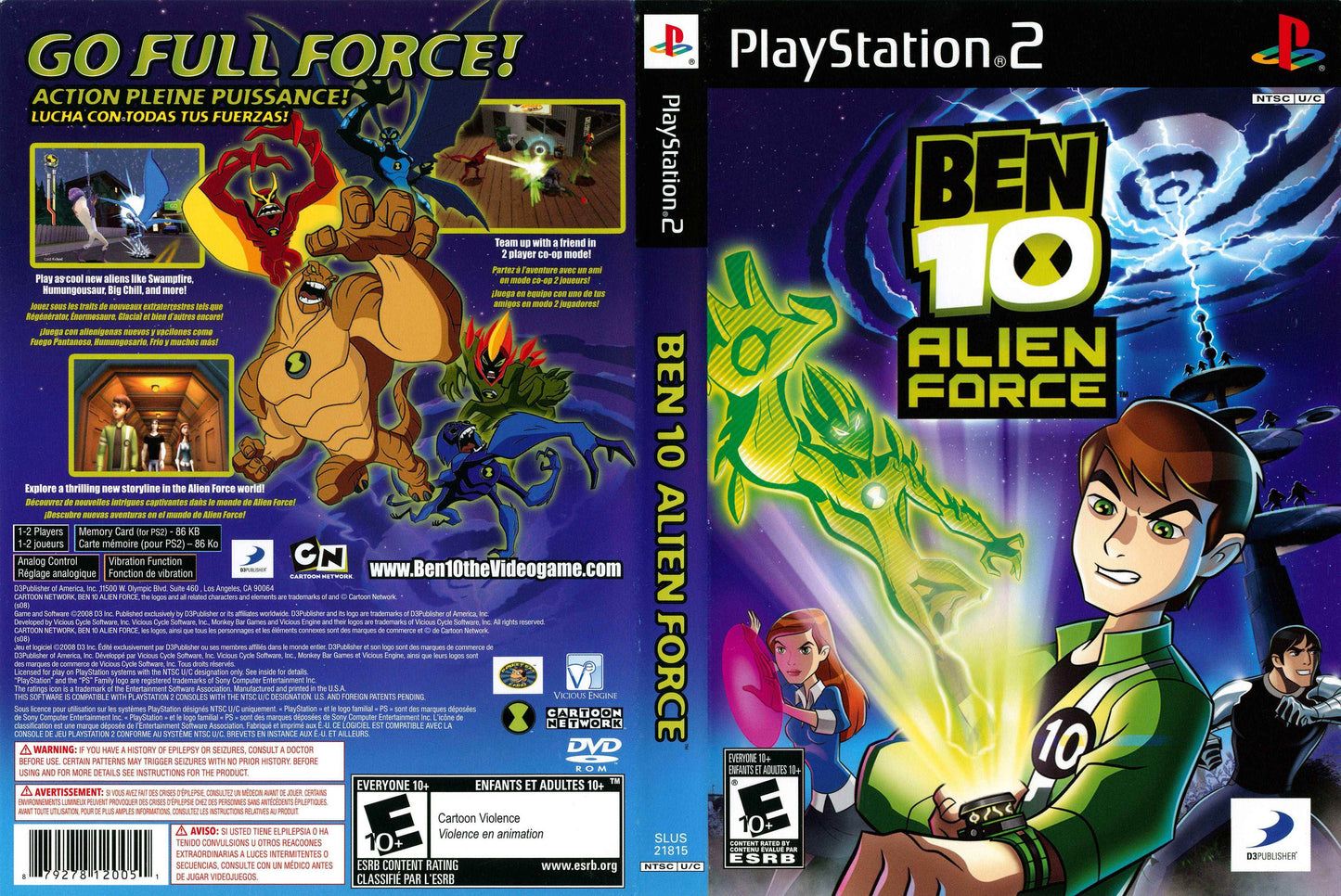 Ben 10 Alien Force Cover Art - WOI Solutions