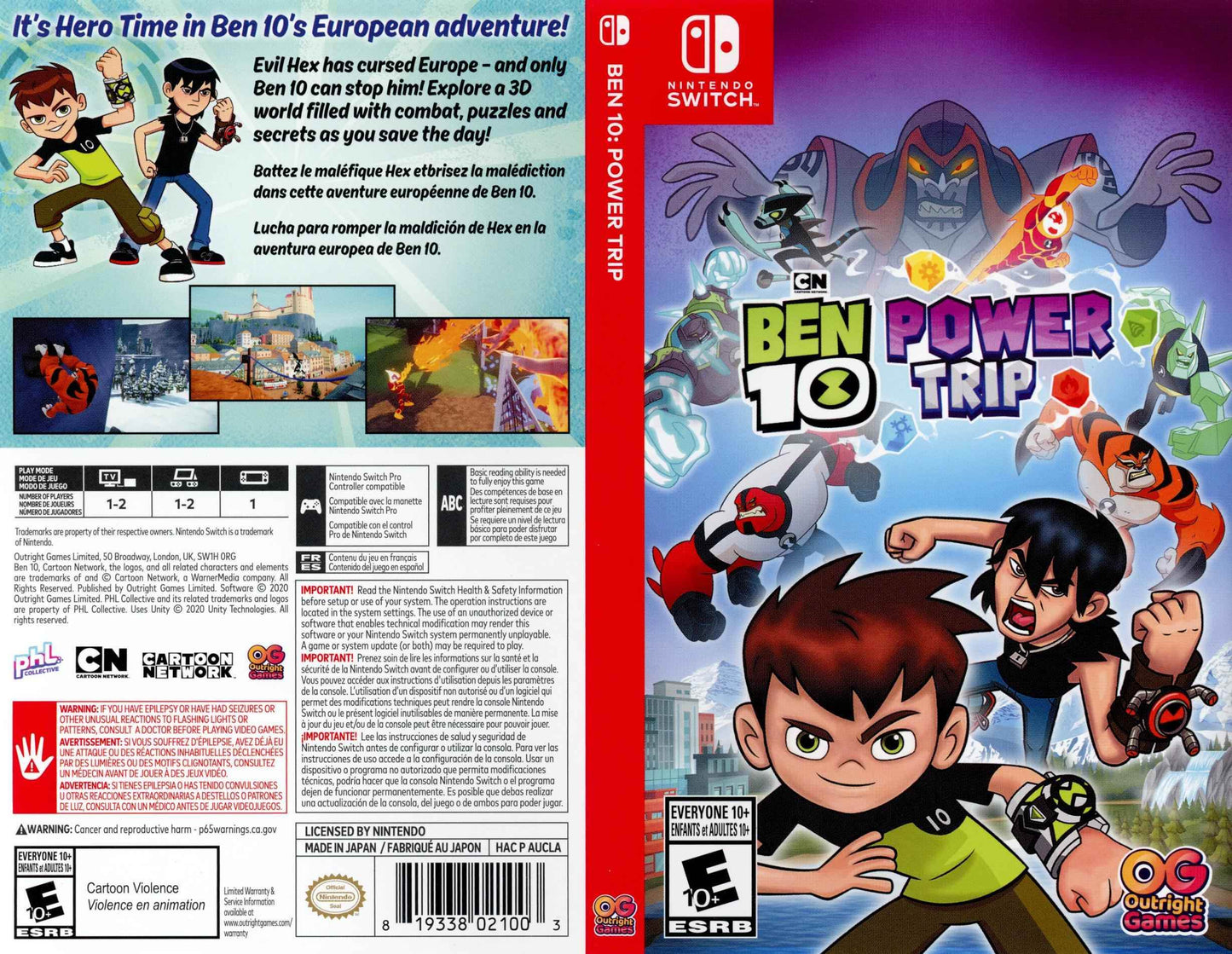 Ben 10 Power Trip Cover Art - WOI Solutions