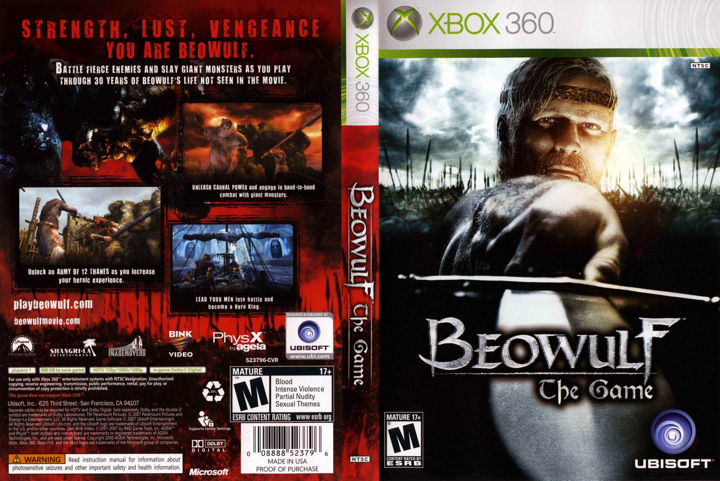 Beowulf The Game Cover Art - WOI Solutions