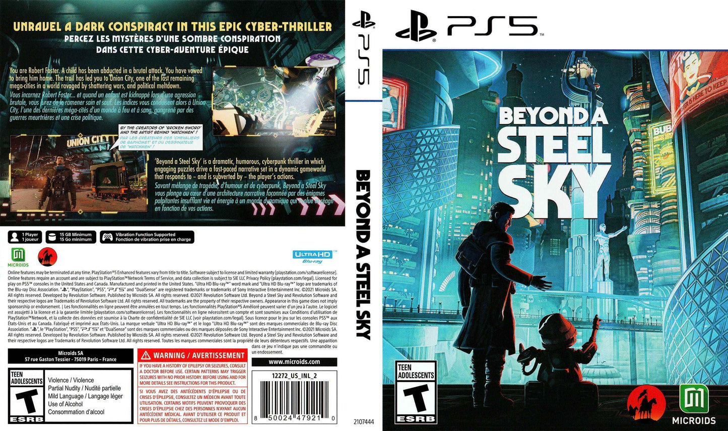 Beyond a Steel Sky Cover Art - WOI Solutions