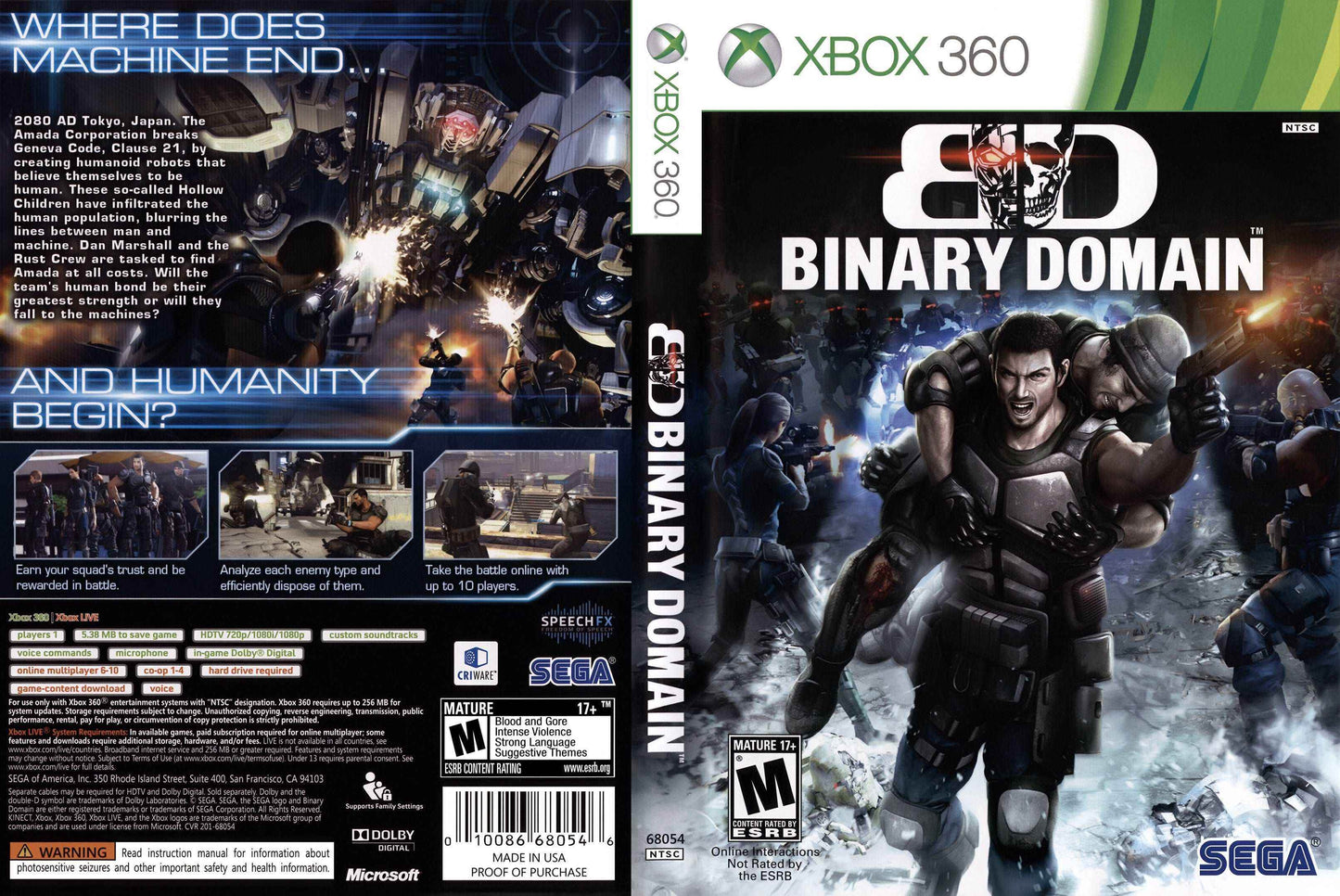 Binary Domain Cover Art - WOI Solutions