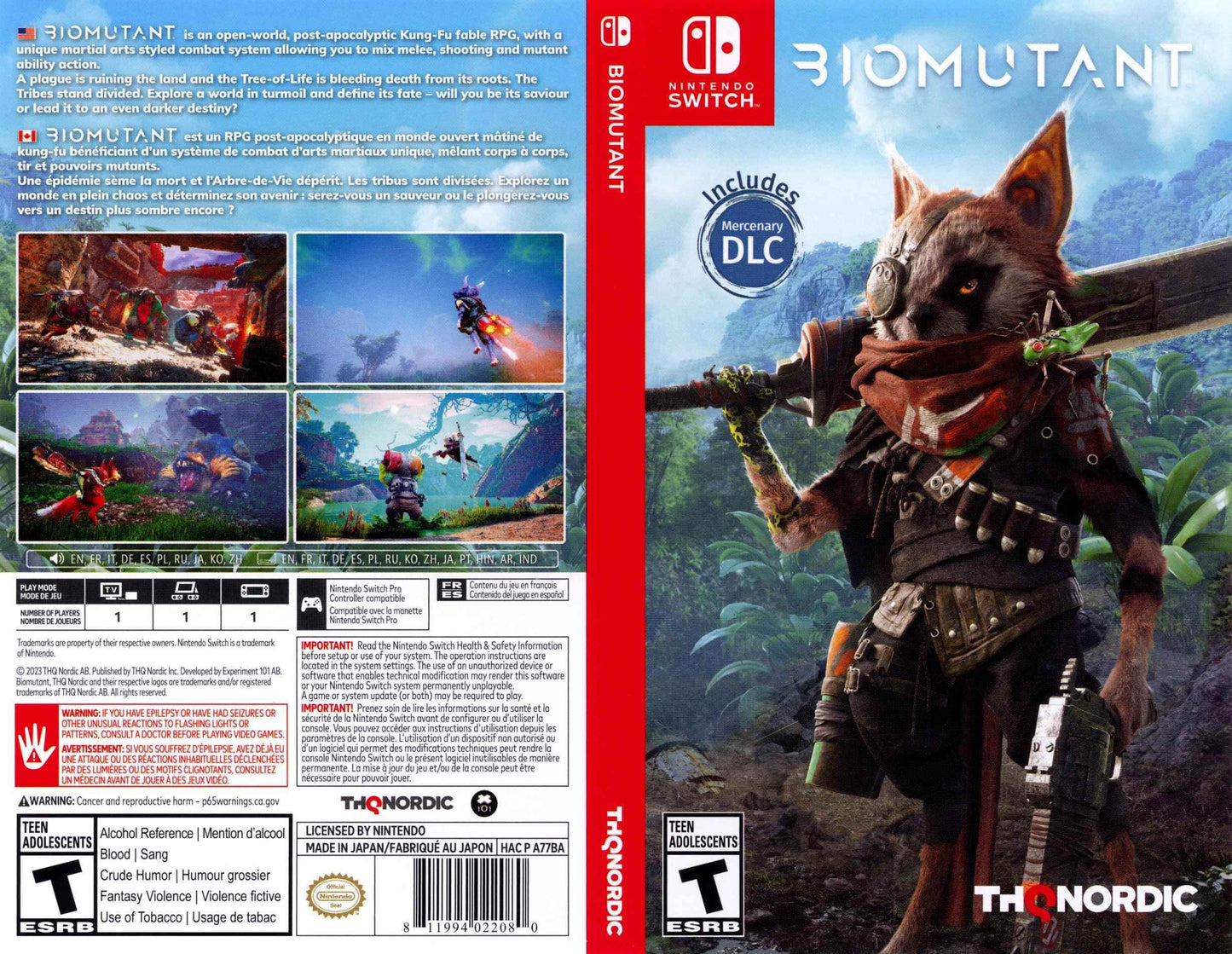 Biomutant Cover Art - WOI Solutions