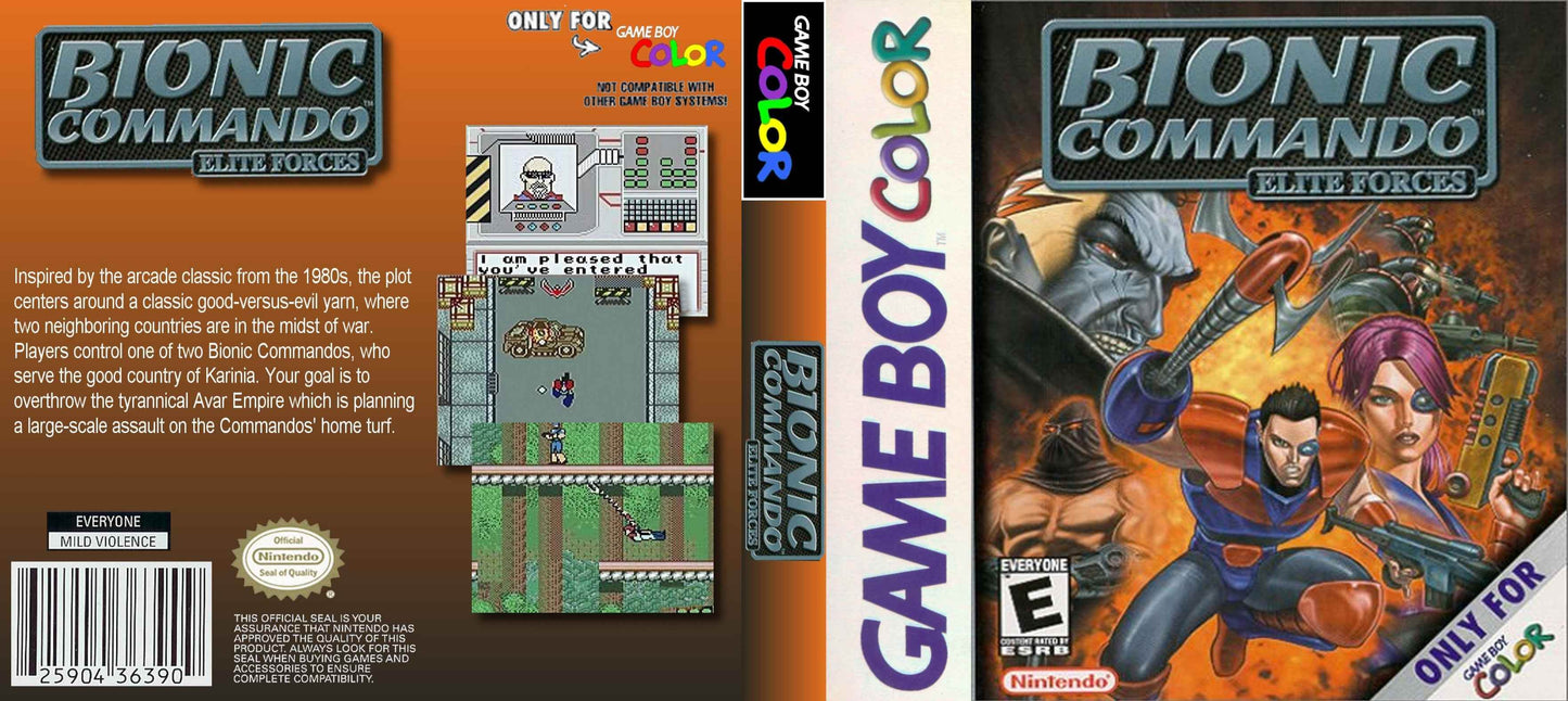 Bionic Commando Elite Forces Cover Art - WOI Solutions